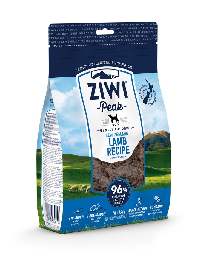 Ziwi Peak Lamb Air Dried Dog Food - 454g